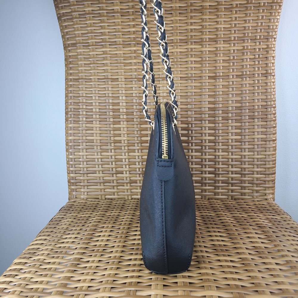 Dkny Black Crossbody Rectangular Shoulder Bag Saf… - image 8